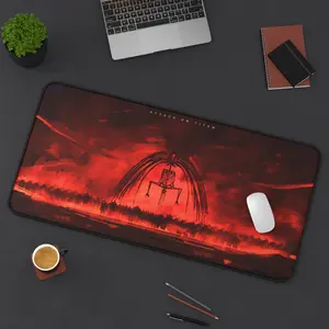 The Rumbling Anime Aesthetic Mouse Pad – Attack on Titan Desk Mat Perfect for Gamers & Fans! – Extra Large Gaming Mouse Pad