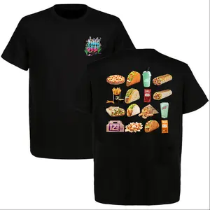 Taco Bell Unisex T-Shirt, 2 Sided Gift for Men & Women, 100% Cotton, Classic Fit, Soft & Comfy, Ideal for Everyday Wear