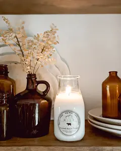 Milk Bottle Candle 13 oz