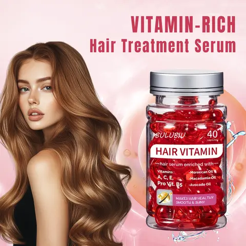 Moisturizing Haircare Conditioning Liquid Capsules - Vitamin B5 Moroccan Formula, 40-Count Multi-Pack, Paraben-Free Hydrator for Dry Hair, No Harmful Additives Hair Moisture Solution