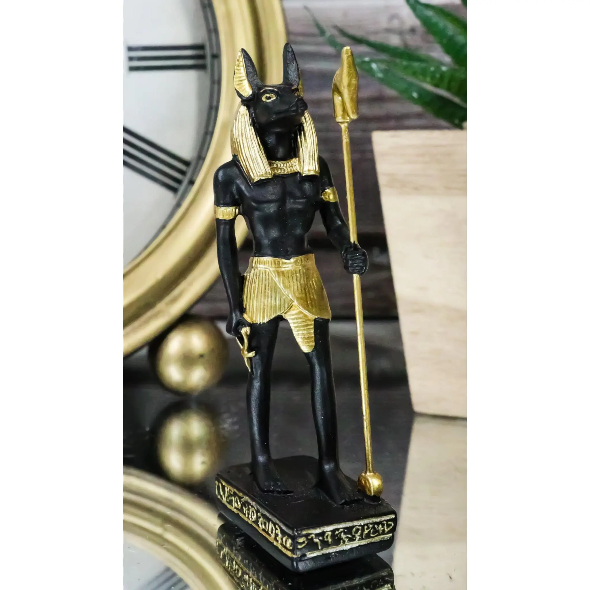 Egyptian God Of The Dead Mummy Anubis Dollhouse Miniature Statue Gods Of Egypt