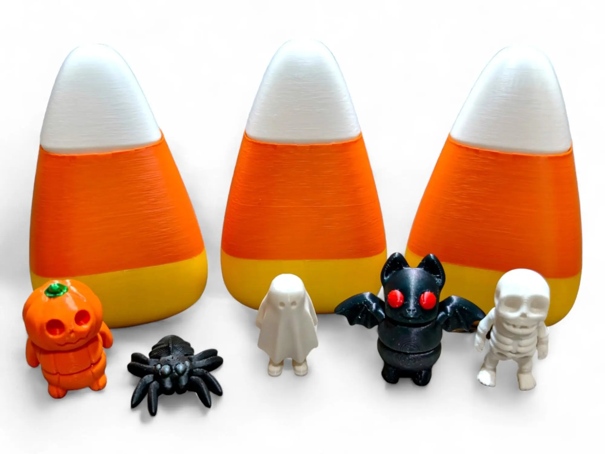 Candy Corn Halloween Mini's - Festive Spooky Fun Decorations Pack Ornaments