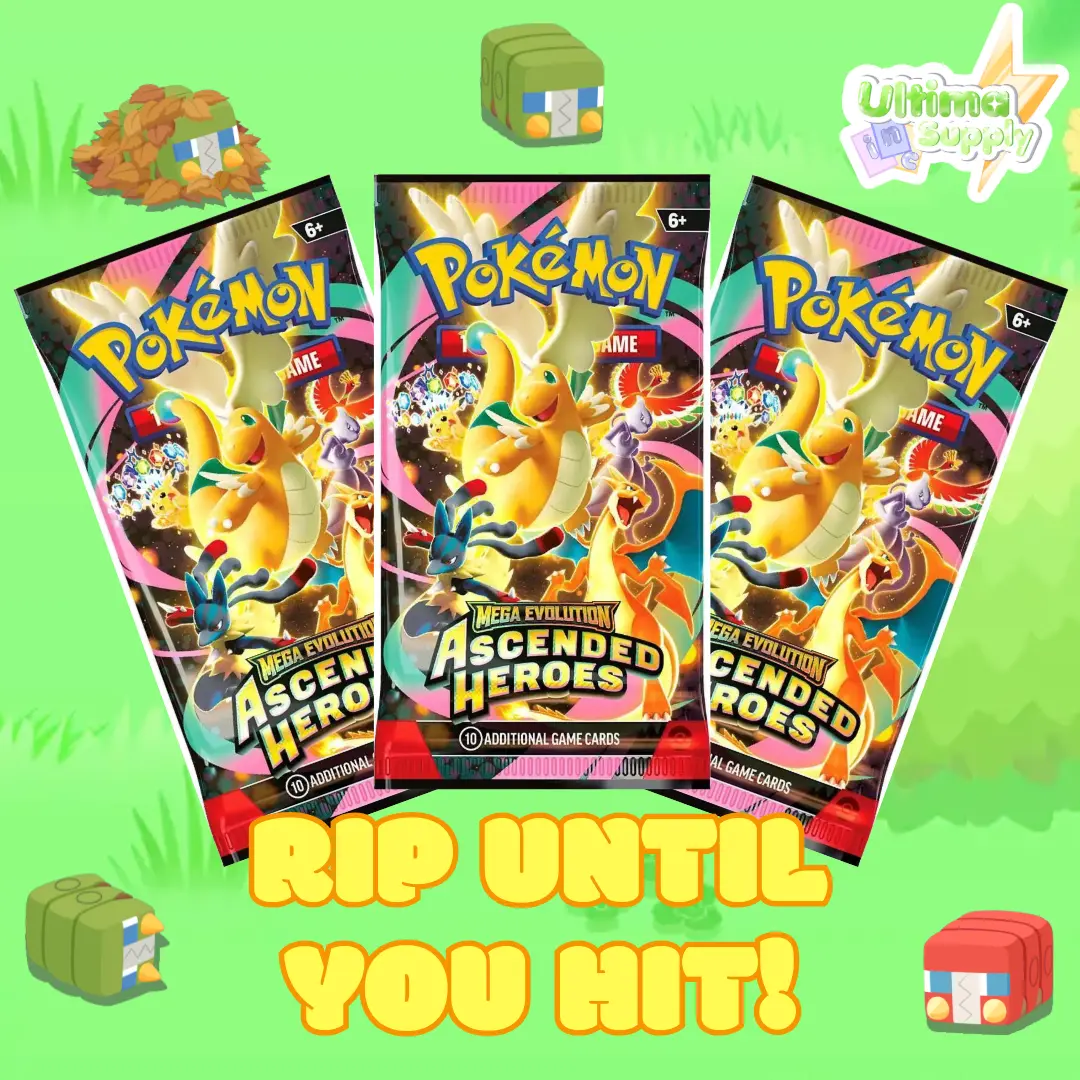 Pokemon Rip Until You Hit RTYH ME02 Ascended Heroes - IR / Full Art or Higher Guaranteed 6 Booster Packs Minimum - TikTok Shop Pokemon Rip Until You Hit RTYH ME02 Ascended Heroes - IR / Full Art or Higher Guaranteed 6 Booster Packs Minimum - TikTok Shop