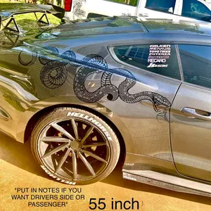 Snake Cobra Decal Sticker Car Exterior Accessory For Cars, Trucks, SUV, Room Windows  Vehicle Exterior Decoration