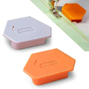 2 Pack Magnetic Seam Guide for Sewing Machine - Upgraded Polygonal Sewing Machine Guide with Scale, Multifunctional Hemmer Guide, Universal Sewing Accessories and Supplies
