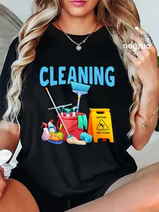 100% Cotton Cleaning Housekeeping Expert Housekeeper Cleaner T-Shirt