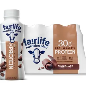 Fairlife Nutrition Plan Protein Shake Chocolate 11.5 fl oz Bottles 12 Pack Ready to Drink