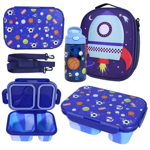 3-in-1 Kids Lunch Box Set – Includes Water Bottle, Lunch Container & Insulated Bag | Back to School Must-Have!   girl, boys
