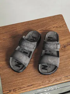 Men's Lightweight Comfortable Slip-On Adjustable Orthopedic Flat Sandals, Casual Fashion Slippers for Men, Summer Footwear