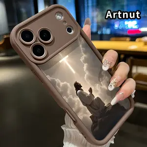 Case Compatible for iPhone 17 Pro Max Air Promax Creative Jesus Cross Pattern TPU Silicone Camera Protective Rugged Cellphone Cover for Boy