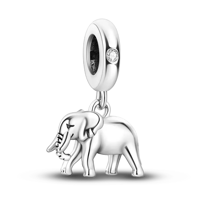 Wild elephant charm