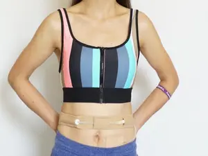 Peritoneal Dialysis Belt – Slim 1.5" PD Catheter Holder, Adjustable 25-45” Waist