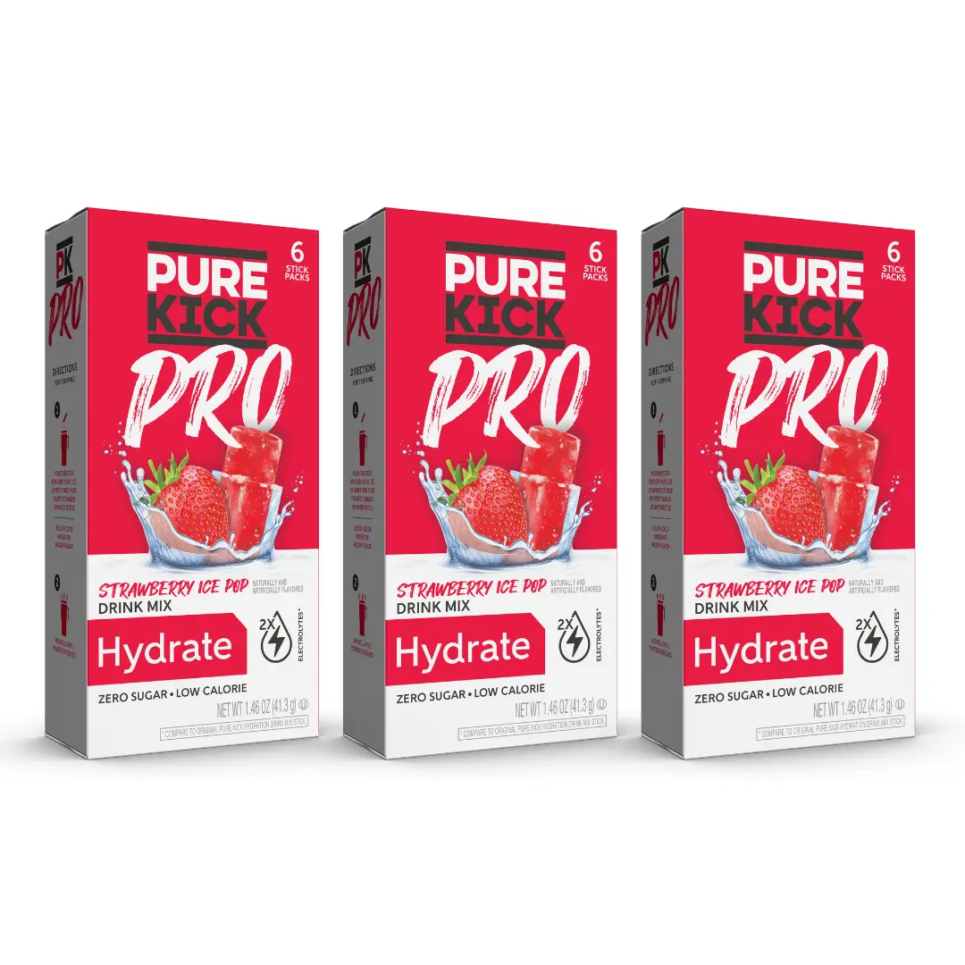 6 CT PK Pro Strawberry Ice Pop (3-Pack)