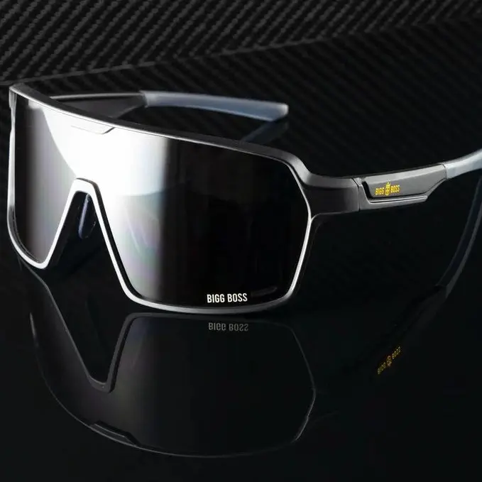 B-001 Sport Glasses High-wrap Shield Semi-rimless Prizm Lens Technology for Urban Cyclists