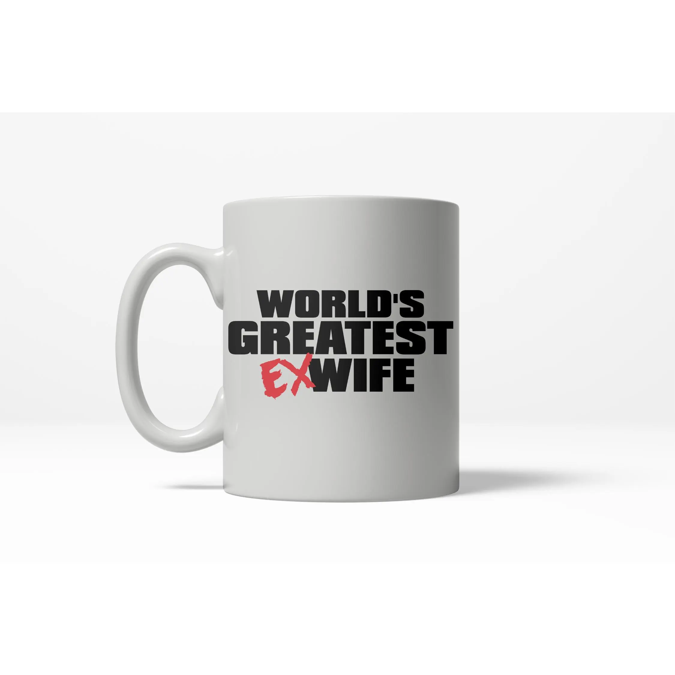 Worlds Greatest Ex Wife Funny Wedding Valentines Day Ceramic Coffee Drinking Mug 11oz Cup Funny Coffee Mugs Ceramic Printed Drinkware Cup
