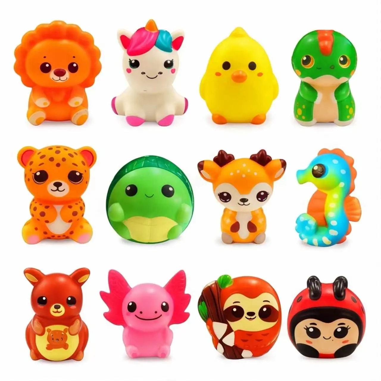 12PCS Animal Squishy Toys,Party Favors For Kids,Sensory Relaxation Squeeze,Kids Toys,Boy Toys,Toys for Kids,Stocking Stuffers,Classroom Reward Scheme, Goodies Bag Fillers, Holiday Gifts For Boys And Girls -Assorted Varieties