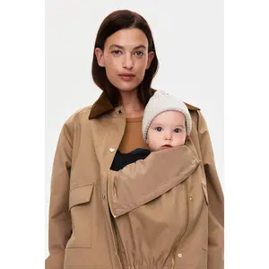 H&M MAMA Before & After Babywearing twill jacket