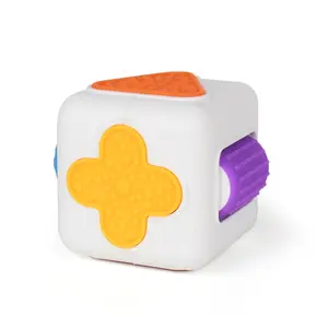 Fidget Toy Cube, 6-Sided Stress Relief & Focus Toy for Kids, Sensory Fidget Toys for Anxiety Relief, Perfect for School & Home Use