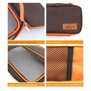 Outdoor travel cosmetic bag camping accessories bag picnic barbecue portable tableware bag storage bag drain bag travel bag