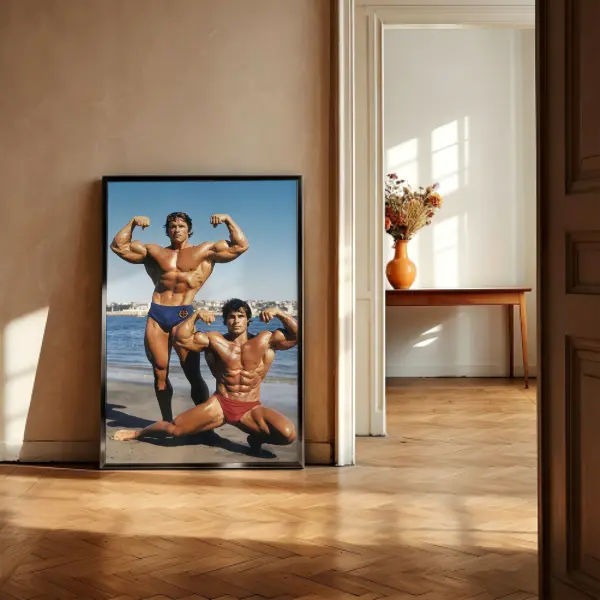 Arnold Schwarzenegger Bodybuilding Poster, Canvas Print, Wall Art Canvas Painting Living Room Bedroom Docor