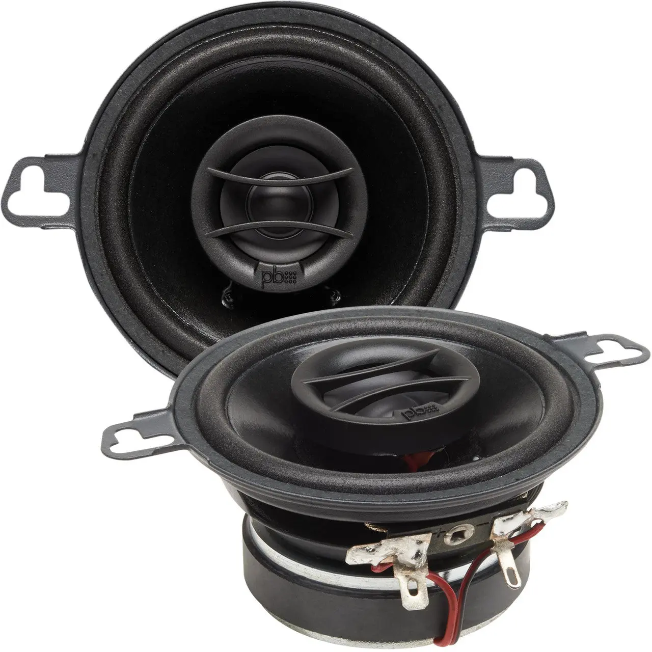 PowerBass S-3502 - 3.5" Coaxial OEM Replacement Speakers - Pair