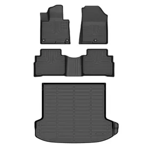 KELCSEECS Kia Sportage 2026 (Not for Hybrid) Floor Mats & Cargo Liners All-Weather TPE Front & Rear Row & Trunk Mats  Accessories Non-Slip Custom Fit Waterproof Easy Clean Eco-Friendly Safe Durable 3D Laser Scans