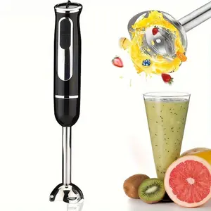1 PC Powerful 300W Immersion Blender Handheld - Commercial-Grade Copper Motor & Stainless Steel Blades - Hand Mixer Wand for Smoothies, Purees, Baby Food