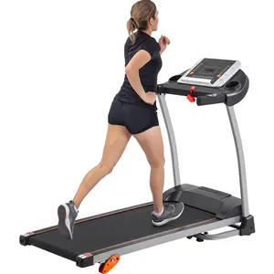 ROCKRAF Easy Folding Treadmill for Home Use, 2.5HP Electric Running, Jogging & Walking Machine with Device Holder & Pulse Sensor, 3-Level Incline Adjustable Compact Foldable