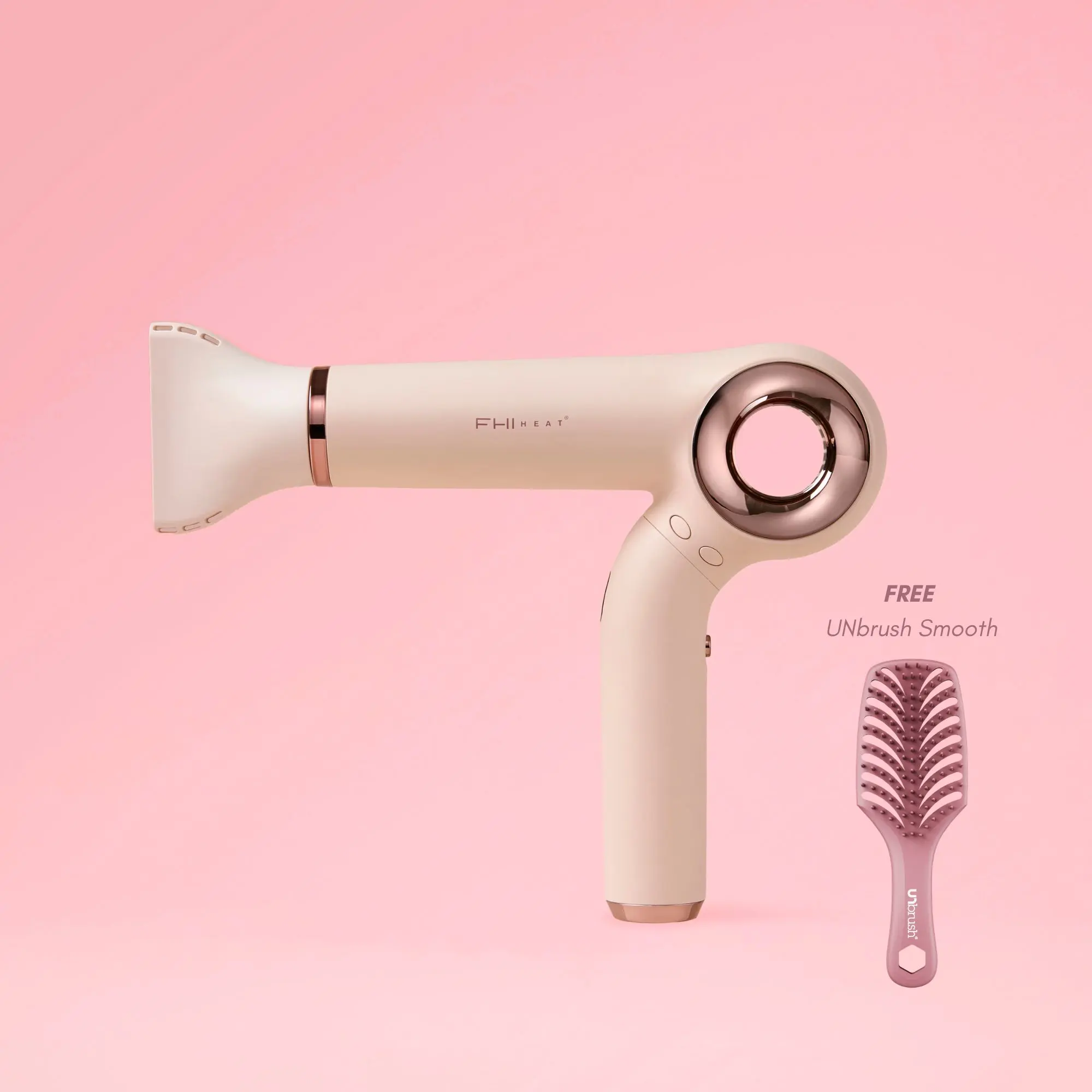 [Summer Sale LIVEtok Exclusive] Aeromax Foldable Hair Dryer + FREE UNbrush Smooth Heat-Resistant Brush