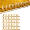 79 In Handmade Knitting Loom - Solid Wood Portable Lightweight Travel-Ready Frame, Chunky Yarn Compatible, Beginner-Friendly Kit, Easy Wrap-Loop-Pull Operation, Sturdy Durable with Smooth Polished Pegs, Shortens Blanket-Making Time, Couch Leisure Gift