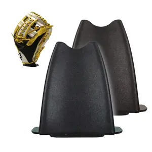 Baseball Glove Stand for Fielder's Gloves and Catcher's Mitt - Black