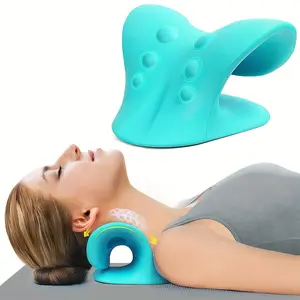 Breathable C-Shaped Cervical Pillow, Cooling & Supportive Neck Cradle for Enhanced Sleep Comfort, Ideal for Home, Office and Travel