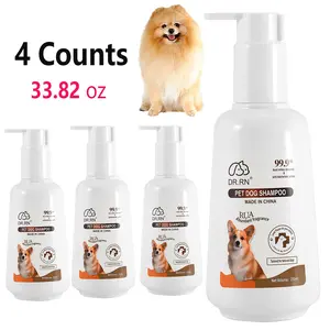 4Count  Dog Shampoo for Smelly Dogs, Cleaning, Powerful Odor Control,  No More Stinky Dog! This Deodorizing Shampoo Keeps Your Puppy Smelling Fresh for 7 Days.  DogsofTikTok