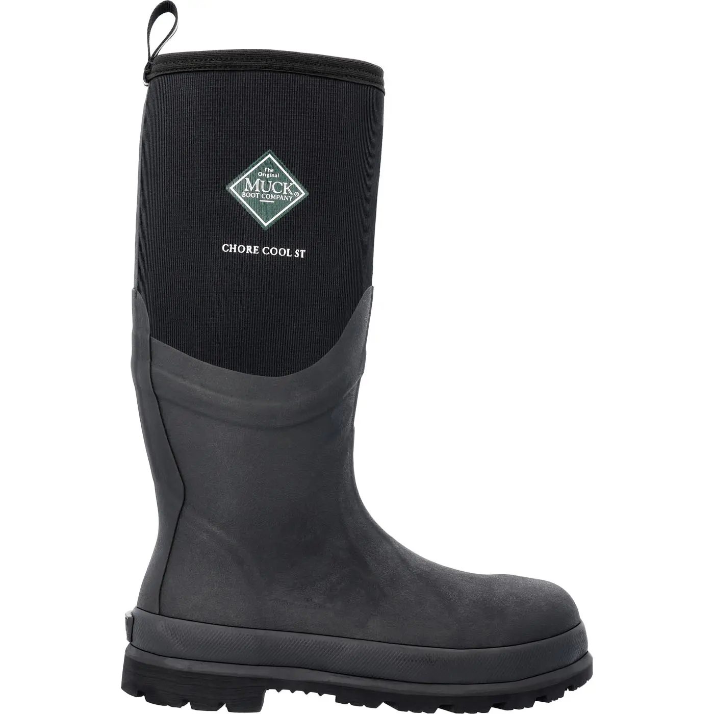 Chore Cool Men's Steel Toe Tall Boot Rubber and Spandura Upper for Durability