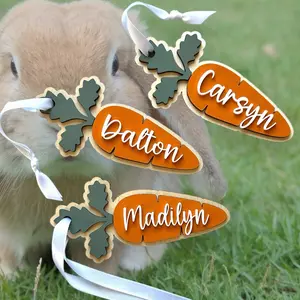 Personalized Easter Carrot Tags