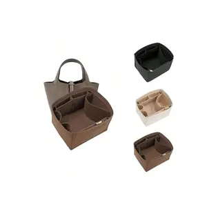 Purse Organizer Inserts for Handbag, Handbag organizer, Purse Organizer Pouches, storage inner bag with 7 pockets, Travel Bag Organizer, Felt Liner Bags, Perfect for Tote, Travel Accessories
