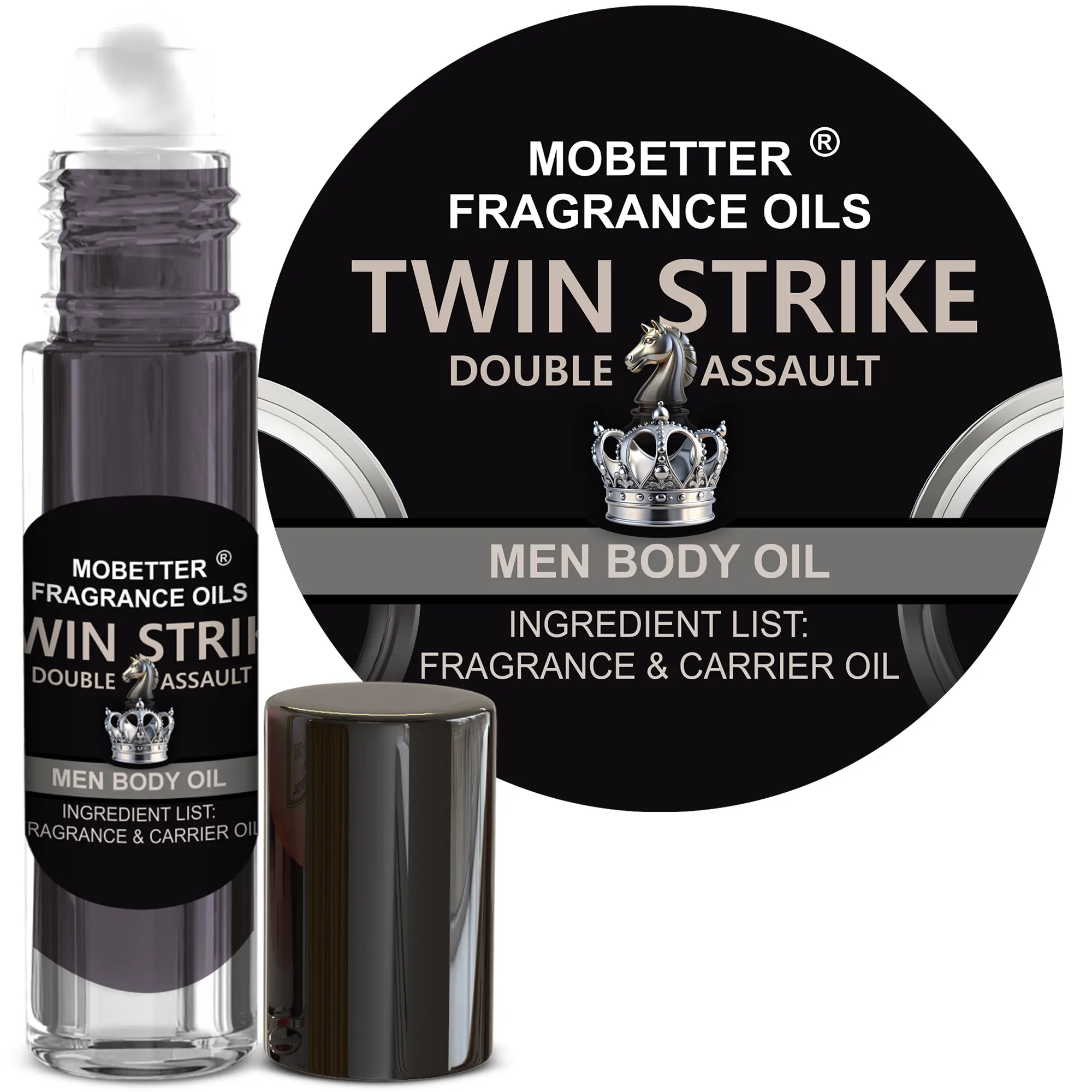 MOBETTER FRAGRANCE OILS Twin Strike Double Assault Fragrance Body Oil for Men