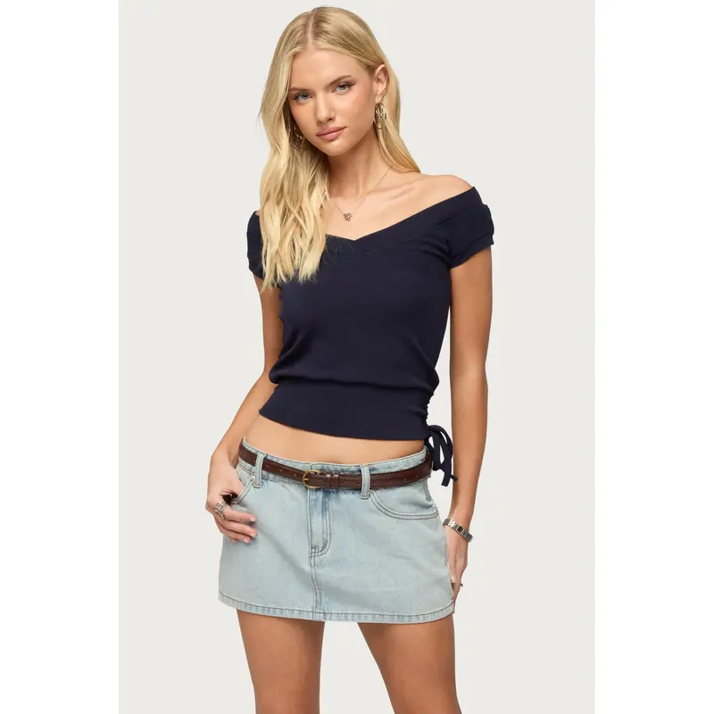 Marula Wide V Neck Top
