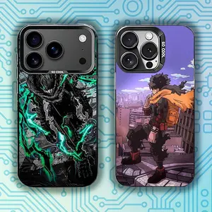 My Hero Academia Deku Phone Case For iPhone 17 Air 16 15 14 13 12 11 Pro Max Plus Samsung S25 S24 S23 S22  Ultra Plus Black Tpu Cover