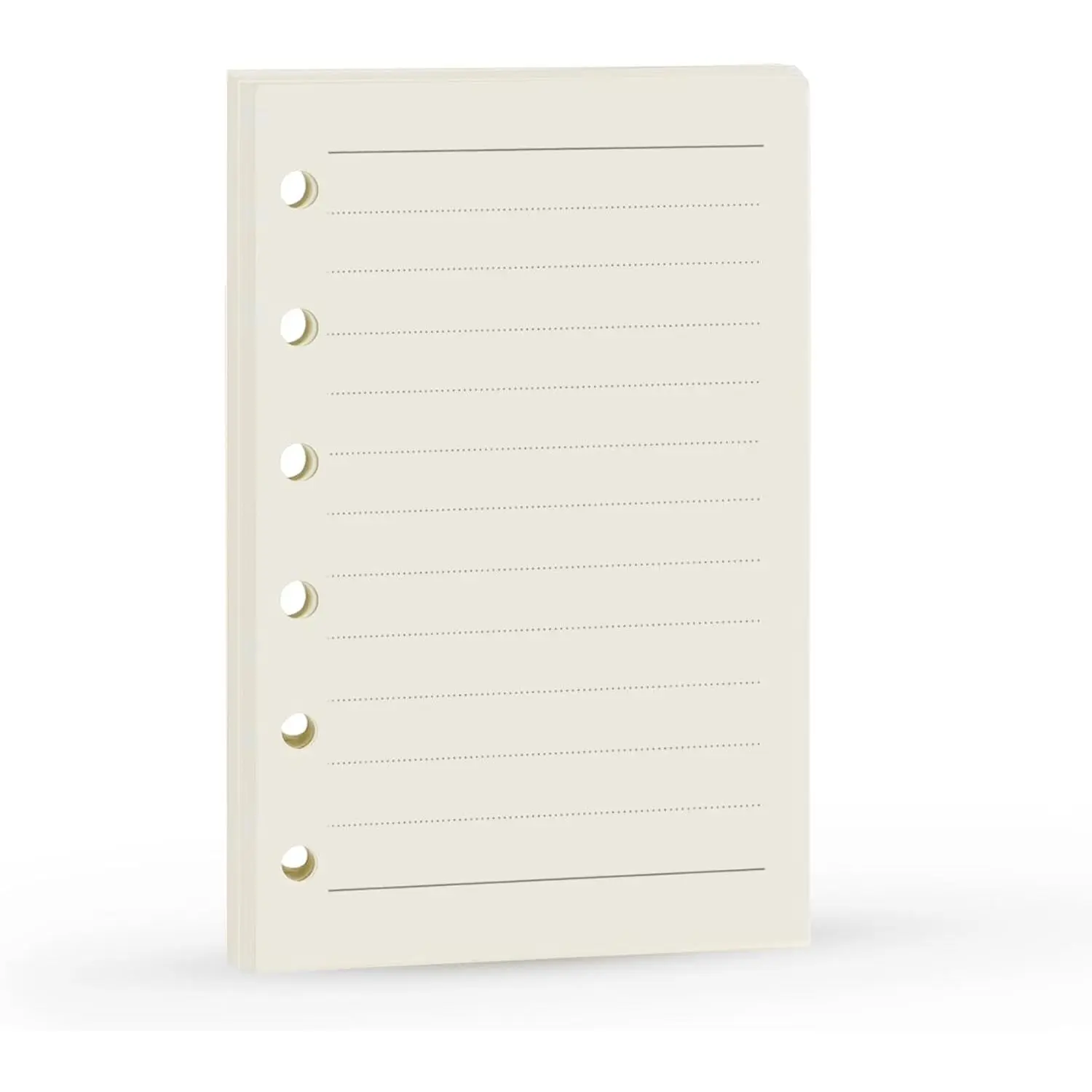 A7 Planner Refill, A7 Agenda Refill Paper Rulled Line for 6 Rings Filofax, Personal Mini Journal Inserts, 6 Holes/100gsm,Pocket Size 4.84 x 3.23'',