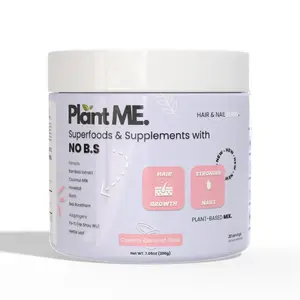 Plant Me - Biotin & Bamboo Extract Hair & Nail Support Blend - 7 Powerful Ingredients for Hair Growth & Nail Strength