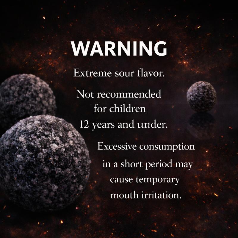 Black Death Ultra Sour Hard Sweets – Extreme Lemon Flavor | UK Import | 3.5oz| Authorized Distributor & Original Product