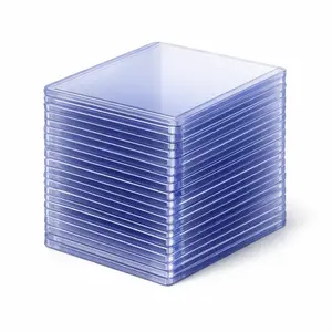 Pull box Top Loaders 3"X 4" 35 Point Hard Plastic For Collectibles Trading Cards