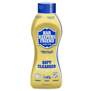 Bar Keepers Friend 26oz Liquid Cleaner - Concentrated All-Purpose Cleaning Agent, Rust Remover, Stainless Steel & Multi-Surface Home Care Kitchen Supply, Concentrated Cleaner