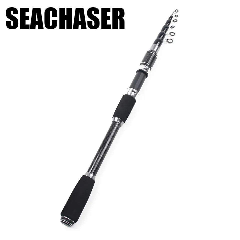 SEACHASER Carbon Fiber Fishing Rod with Ergonomic Handle，Spinning rod，suitable for freshwater and saltwater