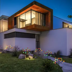 Solar LED Bee Light 20LED Lawn Light Ground Stake Bee Light String Ground Lawn Light Outdoor Camping Light lamps luces outdoor  lamp