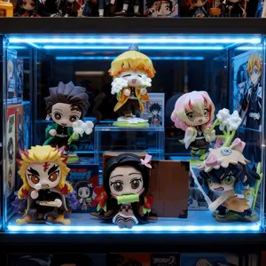 6pcs Anime Character Action Figures Decorative Ornaments, Home Office Bookshelf Decoration, Ideal Birthday Christmas Gift