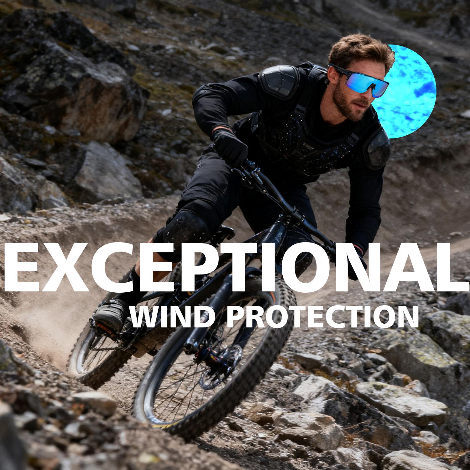 UV Blocking Sports Sunglasses for Men Women, Colorful Shield Lens, Baseball Cycling Glasses, UV400 Protection