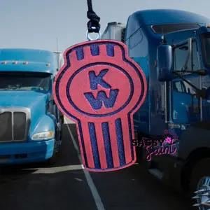 Sassy Saint KENWORTH - Car Freshie-Small Space Deodorizer with Innovative Features for a Fresh Driving Experience