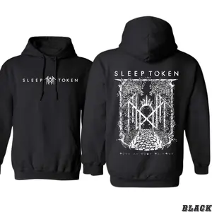 Sleep Token Hoodie – Haunting Forest Symbolic Design and Band Logo for Fans of Dark Aesthetics, Alt-Metal Style, and Emotionally-Charged Music Vibes